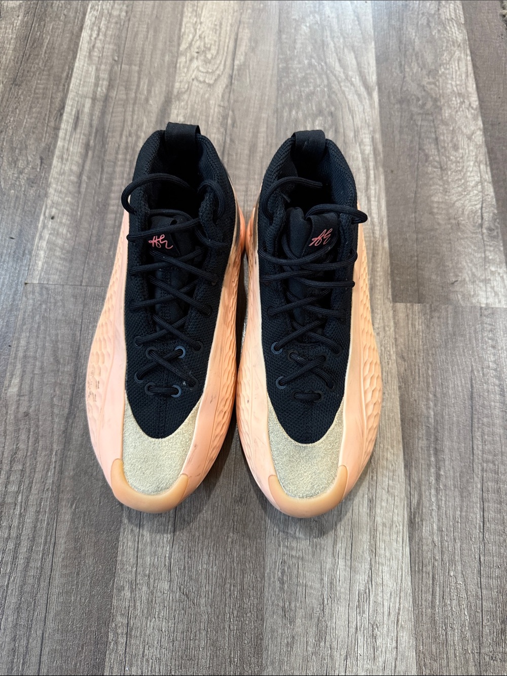 adidas Men's AE1 Black Peach and Gold Accents sneakers